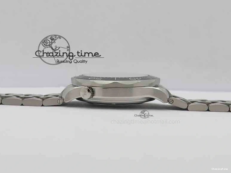 0227 Seamaster 300M SS MK 1:1 Best Edition Black Dial Ceramic Bezel On SS Bracelet A TopPick 8177